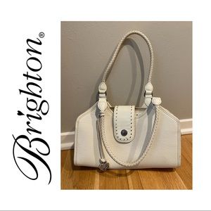 NIB Vintage Brighton Pebbled Leather Satchel